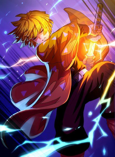 Agatsuma Zenitsu tiêu điểm nhân vật trong Demon Slayer